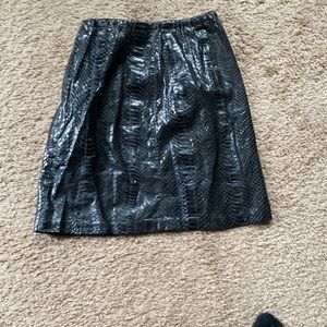 Authentic Snakeskin Mini Skirt